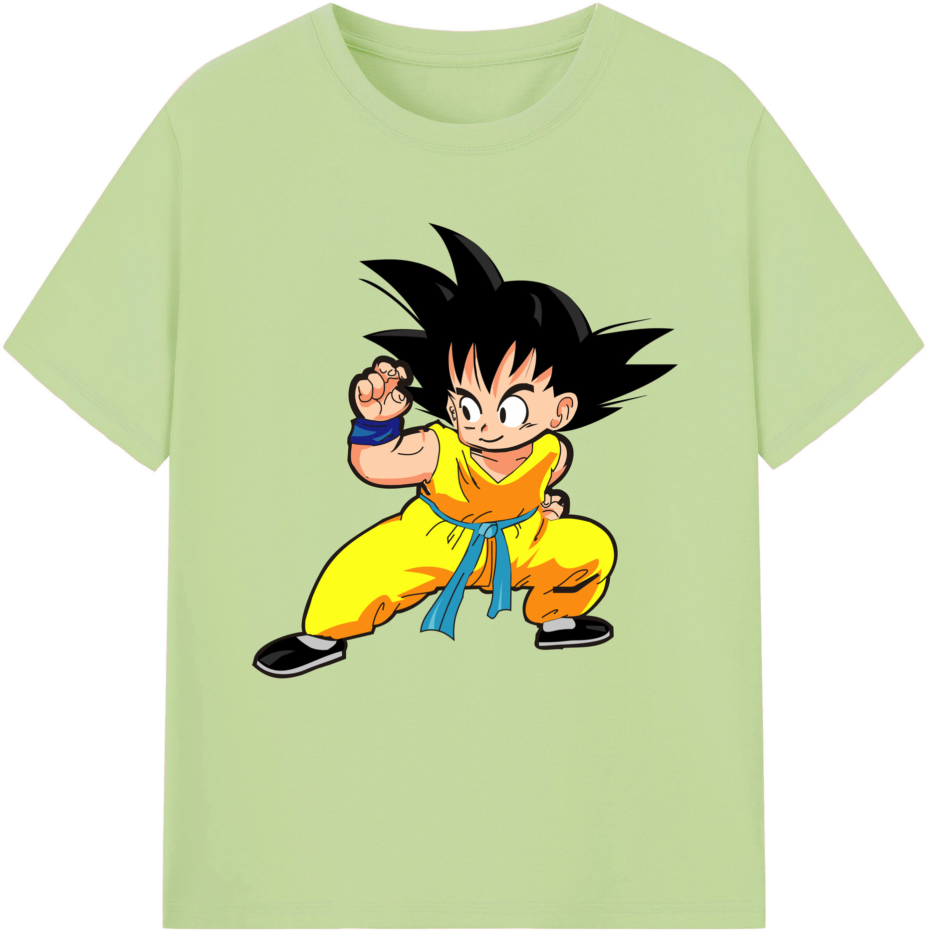 （画像用） ドラゴンボール 孫悟空（そん ごくう）Son Goku カカロット DRAGON BALL Kakarotto 綿100％半袖Tシャツ（フロントプリント）